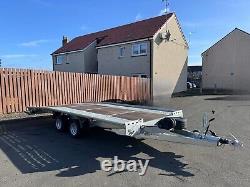 NEW CAR TRAILER 4,5m X 2,1m 2700KG TWIN AXLE AL-KO CAR TRANSPORTER