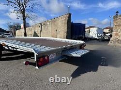 NEW CAR TRAILER 4,5m X 2,1m 2700KG TWIN AXLE AL-KO CAR TRANSPORTER