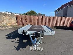 NEW CAR TRAILER 4,5m X 2,1m 2700KG TWIN AXLE AL-KO CAR TRANSPORTER