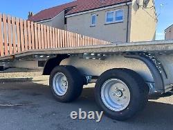 NEW CAR TRAILER 4,5m X 2,1m 2700KG TWIN AXLE AL-KO CAR TRANSPORTER