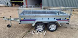 NEW Cage MESH Side Trailer Twin Axle 8.7ft x 4.4ft 263cm x 132cm