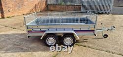 NEW Cage MESH Side Trailer Twin Axle 8.7ft x 4.4ft 263cm x 132cm