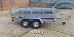 NEW Cage MESH Side Trailer Twin Axle 8.7ft x 4.4ft 263cm x 132cm