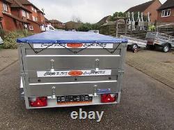 NEW Car TRAILER Double side box Twin axle trailer 8ft x 5ft, 750KG