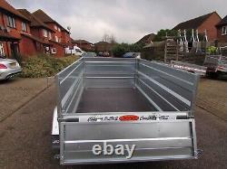 NEW Car TRAILER Double side box Twin axle trailer 8ft x 5ft, 750KG