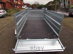 NEW Car TRAILER Double side box Twin axle trailer 8ft x 5ft, 750KG