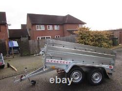 NEW Car TRAILER Double side box Twin axle trailer 8ft x 5ft, 750KG