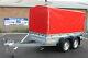 New Car Trailer Solidus Twin Axle 8'7x4'1 750kg+ Top Cover 110cm
