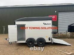 NEW Debon C500 10ft Twin Axle Box Van Trailer 2000KG MGW + Door + Alloys INC