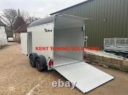 NEW Debon C500 10ft Twin Axle Box Van Trailer 2000KG MGW + Door + Alloys INC