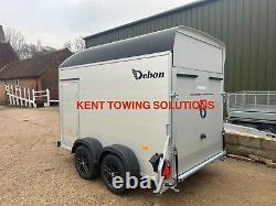 NEW Debon C500 10ft Twin Axle Box Van Trailer 2000KG MGW + Door + Alloys INC