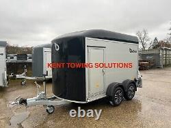 NEW Debon C500 Twin Axle Box Van Trailer in Black 2000KG MGW + Door+Ramp+Alloys