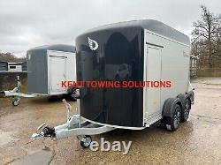 NEW Debon C500 Twin Axle Box Van Trailer in Black 2000KG MGW + Door+Ramp+Alloys