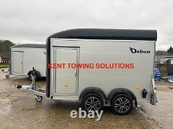 NEW Debon C500 Twin Axle Box Van Trailer in Black 2000KG MGW + Door+Ramp+Alloys