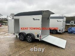 NEW Debon C500 Twin Axle Box Van Trailer in Black 2000KG MGW + Door+Ramp+Alloys