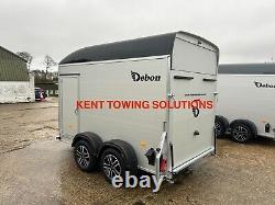 NEW Debon C500 Twin Axle Box Van Trailer in Black 2000KG MGW + Door+Ramp+Alloys