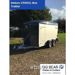 NEW Debon C500 XL Box Trailer? (55cm Extra Load length v C500?) 2600kg MGW