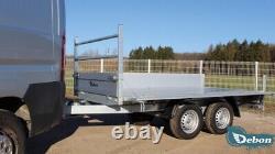 NEW Debon PW1.2 Electric Tipper Trailer Free Hitch Lock