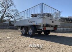 NEW Debon PW3 Three Way Electric Tipper Trailer Free Hitch Lock 3.3m X 1.8m