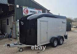 NEW Debon Twin Axle Box Trailer Roadster C700- Alu Sides -2.6t GVW in Black