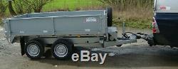 NEW GRAHAM EDWARDS 10ft x 6ft TWIN AXLE TIPPING TRAILER C/w MESH EXTENSION + VAT
