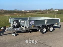 NEW IFOR WILLIAMS LM126 TWIN AXLE FLATBED TRAILER/3500kg