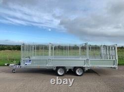 NEW IFOR WILLIAMS TB5021-352 TWIN AXLE TILT BED TRAILER c/w ramp 16ft