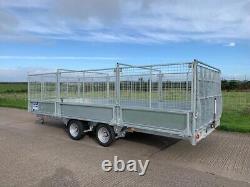 NEW IFOR WILLIAMS TB5021-352 TWIN AXLE TILT BED TRAILER c/w ramp 16ft