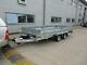 New Indespension Ftl35146 14x6 Flat Bed Trailer Twin Axle Sides Ramp Spare Wheel