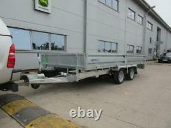 NEW Indespension FTL35146 14X6 Flat Bed Trailer Twin Axle Sides Ramp Spare Wheel