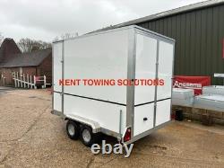 NEW Large Tickners GB167 10ft x 6ft x 7ft Braked Box Van Trailer + Side Door