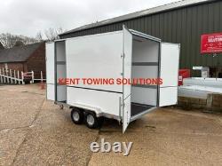 NEW Large Tickners GB167 10ft x 6ft x 7ft Braked Box Van Trailer + Side Door