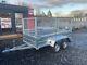 New Niewiadow 8,7ft X 4,2ft (b265) Twin Axle Trailer With 80cm Mesh 750kg
