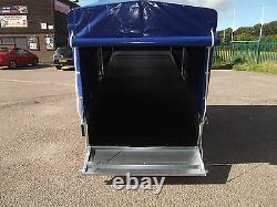 NEW TWIN AXLE Trailer Box Camping Car 9FT x 4FT 2,70 x 1,32 m +150cm TOP COVER
