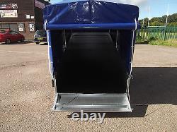 NEW TWIN AXLE Trailer Box Camping Car 9FT x 4FT 270 x 132 cm +150cm TOP COVER