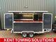 New Tickners Catering Exhibition Braked Trailer 10 X 6 X 6.5ft With Electrics