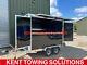 New Tickners Catering Sales Exhibition Braked Trailer 9 X 5 X 6.5ft + Electrics