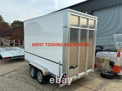 NEW Tickners GB156 10ft x 5ft x 6.5ft Braked Lockable Box Tow Van Trailer + RAMP