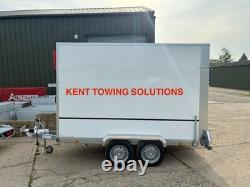 NEW Tickners GB156 10ft x 5ft x 6.5ft Braked Lockable Box Tow Van Trailer + RAMP