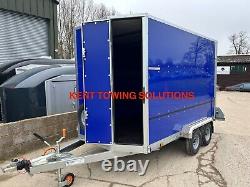 NEW Tickners GB166 + Ramp + Door 10ft x 6ft x 6.5ft Braked Box Van Trailer