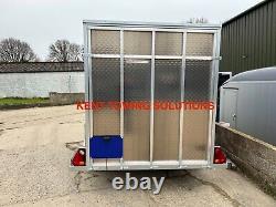 NEW Tickners GB166 + Ramp + Door 10ft x 6ft x 6.5ft Braked Box Van Trailer