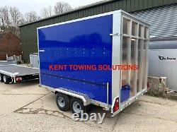 NEW Tickners GB166 + Ramp + Door 10ft x 6ft x 6.5ft Braked Box Van Trailer