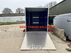 NEW Tickners GB166 + Ramp + Door 10ft x 6ft x 6.5ft Braked Box Van Trailer