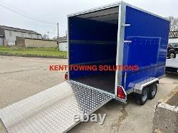 NEW Tickners GB166 + Ramp + Door 10ft x 6ft x 6.5ft Braked Box Van Trailer