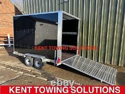 NEW Tickners GB166 + Ramp Tailgate 10ft x 6ft x 6.5ft Braked Box Van Trailer