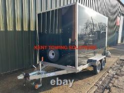 NEW Tickners GB166 + Ramp Tailgate 10ft x 6ft x 6.5ft Braked Box Van Trailer