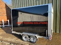 NEW Tickners GB166 + Ramp Tailgate 10ft x 6ft x 6.5ft Braked Box Van Trailer