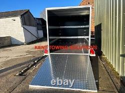 NEW Tickners GB166 + Ramp Tailgate 10ft x 6ft x 6.5ft Braked Box Van Trailer