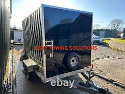 NEW Tickners GB166 + Ramp Tailgate 10ft x 6ft x 6.5ft Braked Box Van Trailer