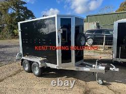 NEW Tickners GB755 7x5x5ft Box Trailer Twin Axle Braked Ramp + Door + Ali Floor